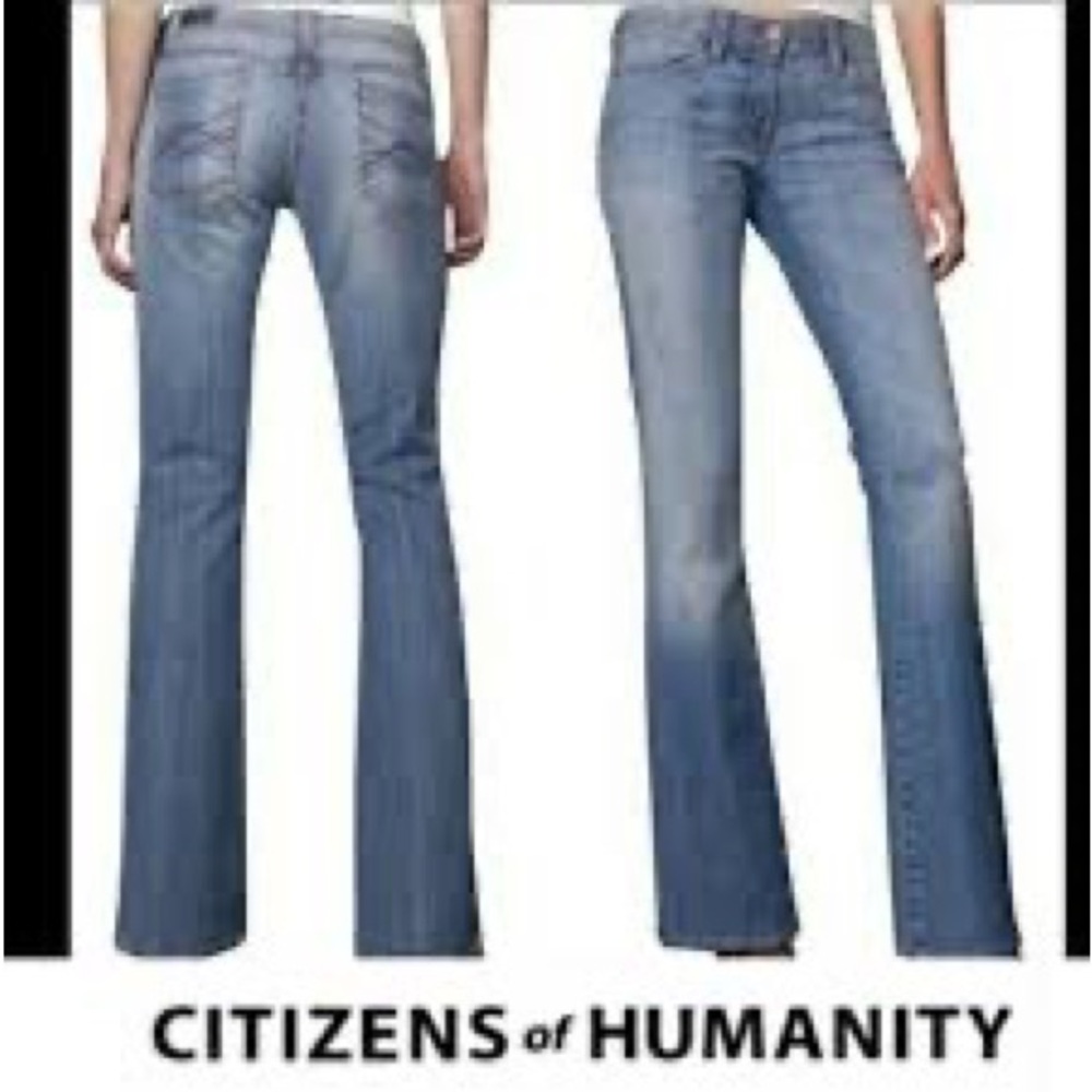Vintage Citizens of Humanity Naomi #065 low waist flair. Dark wash
